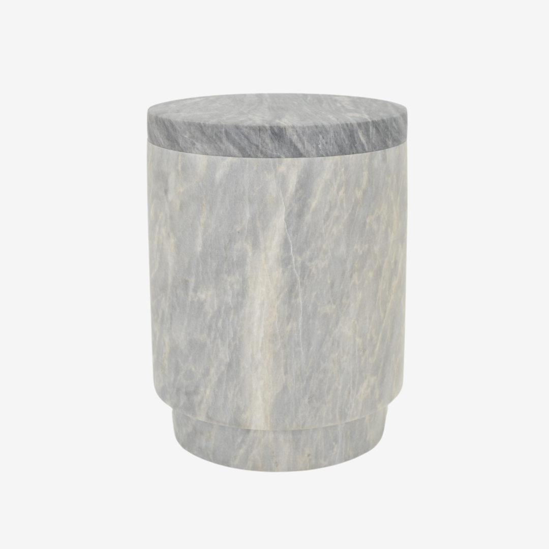 Helm Marble Urn (Gray)