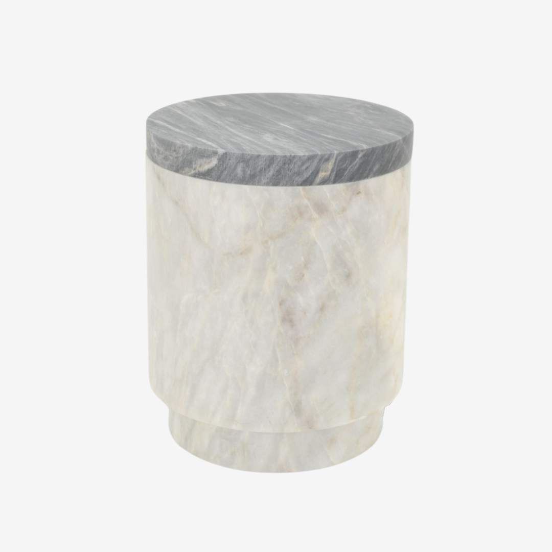 Helm Marble Urn (White)