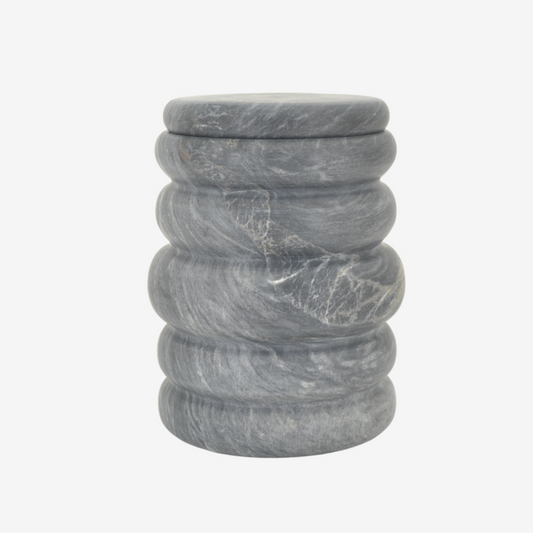 Nur Marble Urn (Black)