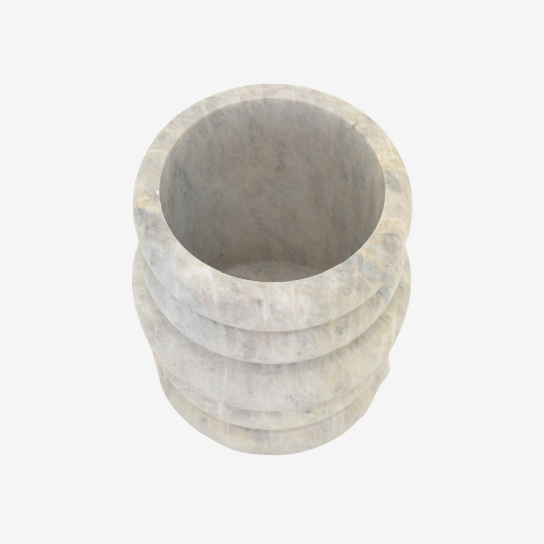 Nur Marble Urn (White)