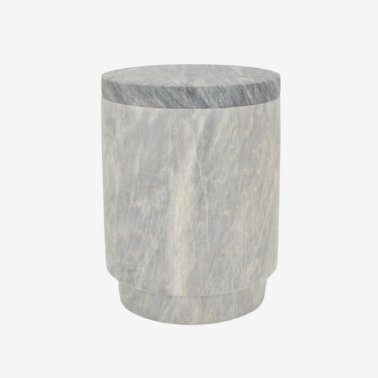 Helm Marble Urn (Gray)