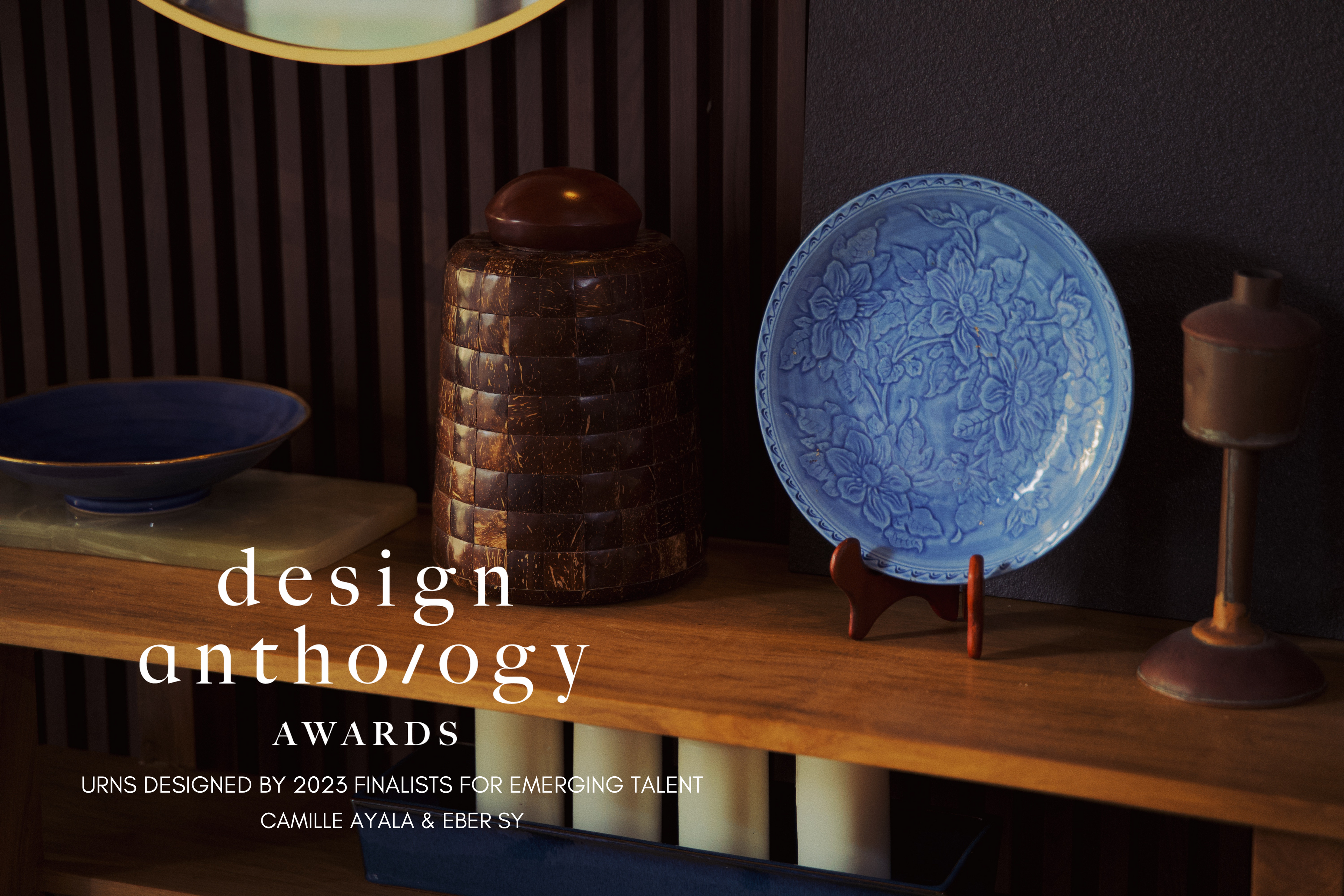 Salakot Urn as background for Design Anthology Awards